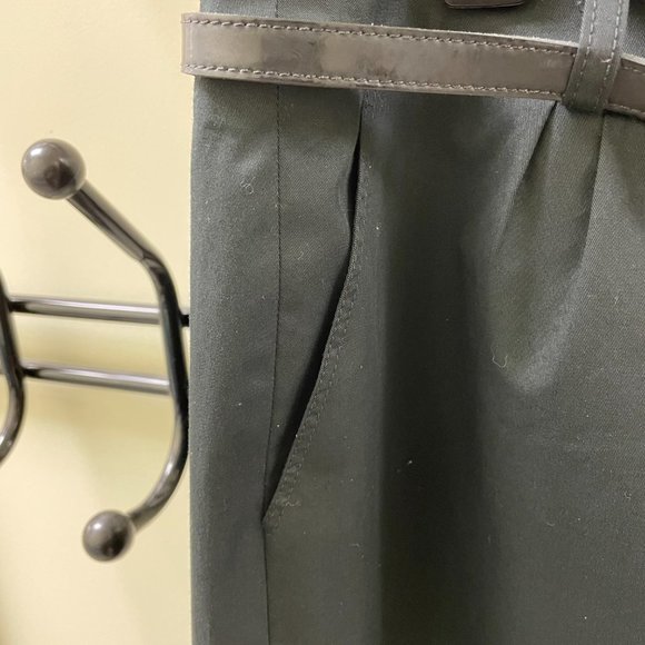 Burberry Black Pencil Skirt With Belt (10/M) - Picture 3 of 14